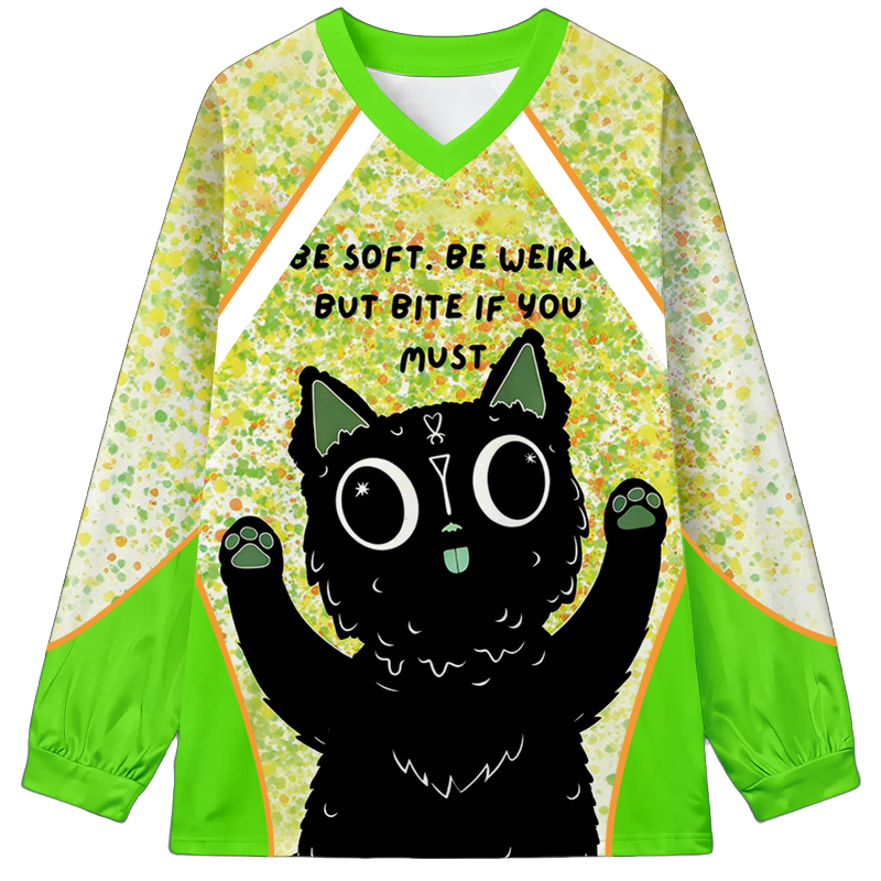 Tokyocanvas Be Soft Long Sleeve Graphic Print T-Shirt