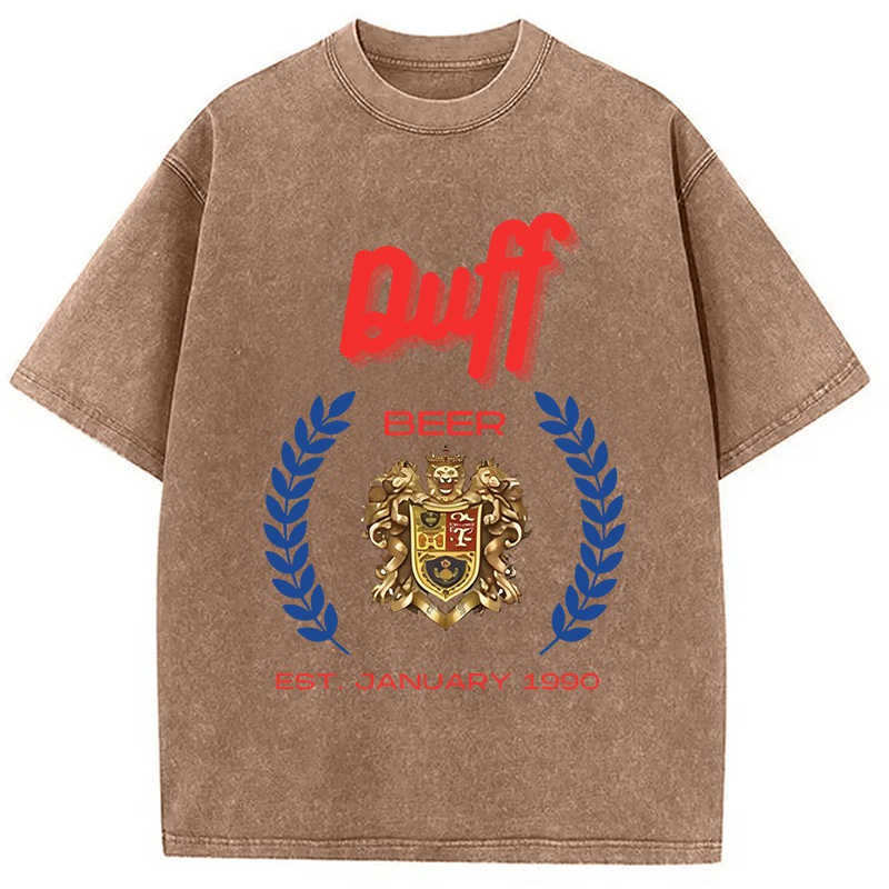 Tokyocanvas Duff Beer Vintage Washed T-Shirt