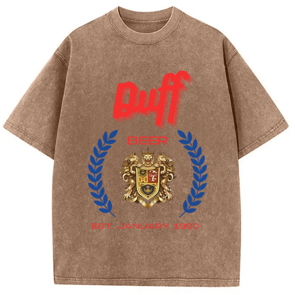 Tokyocanvas Duff Beer Vintage Washed T-Shirt