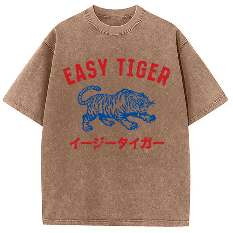 Tokyocanvas Easy Tiger Washed T-Shirt