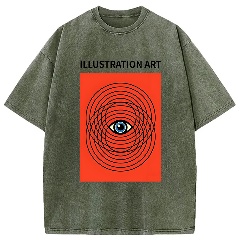 Tokyocanvas Hypnotic By Carbine Washed T-Shirt