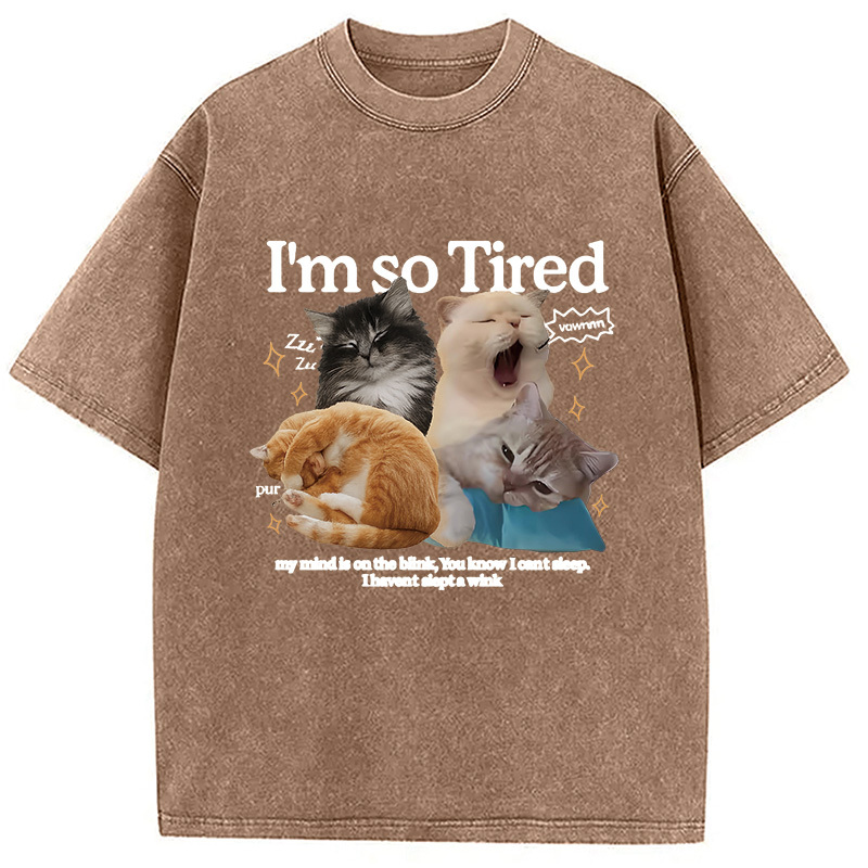 Tokyocanvas I'm So Tired Washed T-Shirt