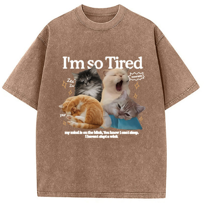 Tokyocanvas I'm So Tired Washed T-Shirt