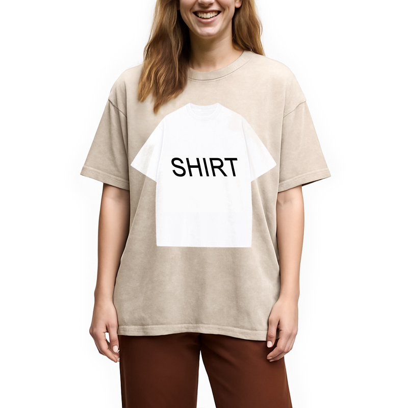 Tokyocanvas Shirt Of A Shirt Funny Meme Washed T-Shirt