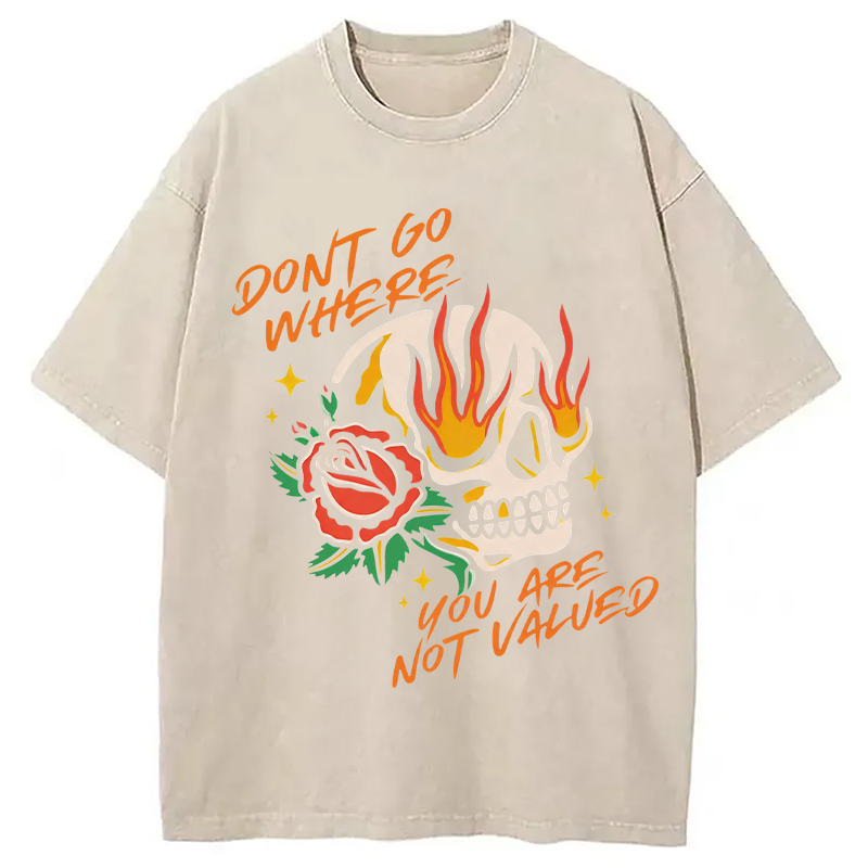 Tokyocanvas Know Your Worth Washed T-Shirt