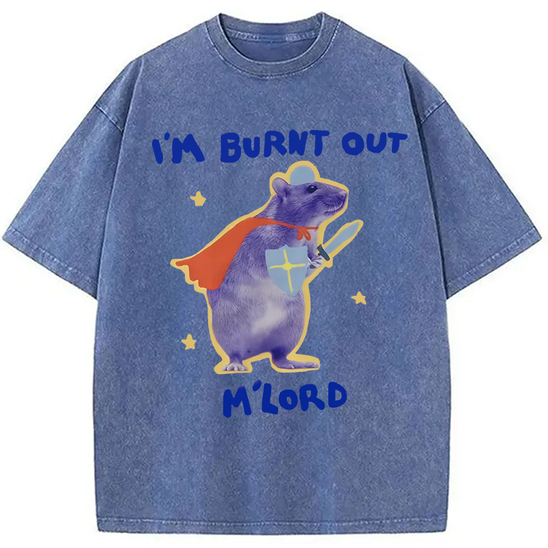Tokyocanvas I'm Burnt Out M'lord Washed T-Shirt