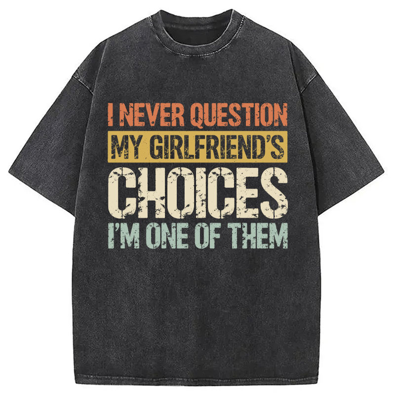 Tokyocanvas I Never Question Washed T-Shirt