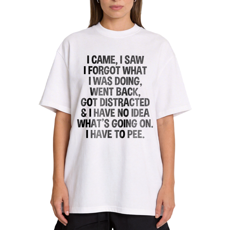Tokyocanvas I Came I Saw I Forgot What I Was Doing Classic T-Shirt