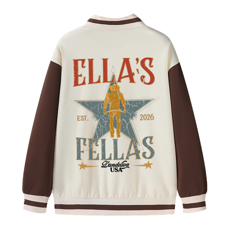 Tokyocanvas Vintage Ellas Fellas 90s Varsity Jacket