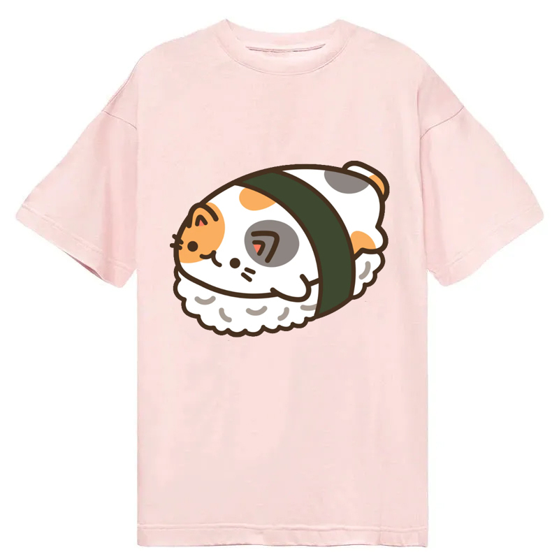 Tokyocanvas Sushi Pet Calico Cat Classic T-Shirt