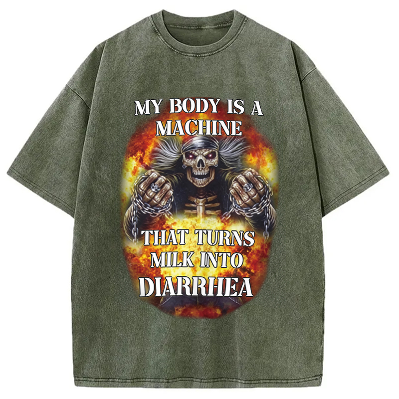 Tokyocanvas My Body is a Machine Washed T-Shirt