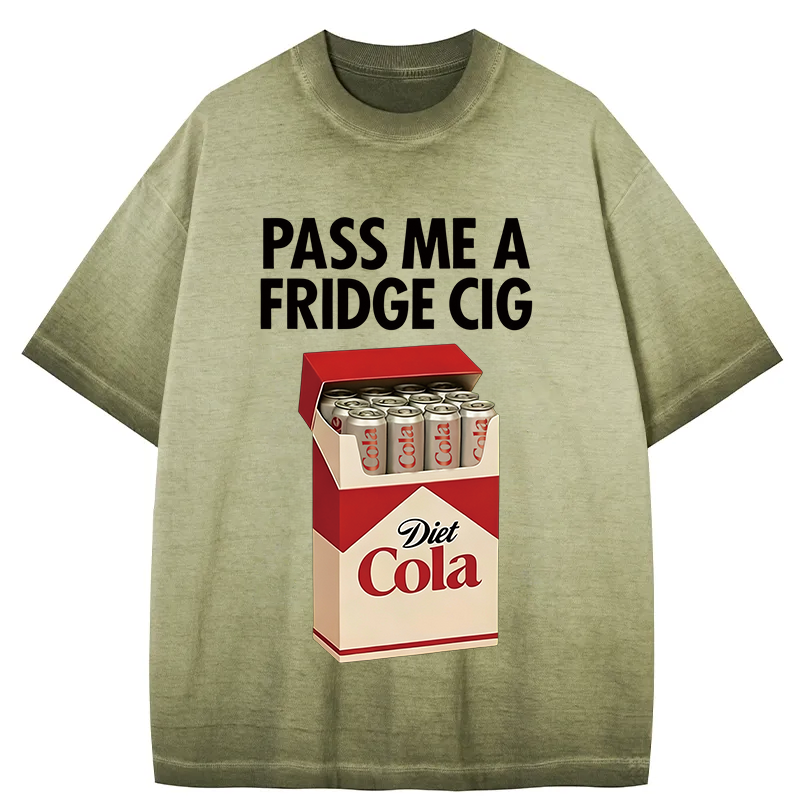 Tokyocanvas I Need A Diet Cola Gradient Washed T-Shirt