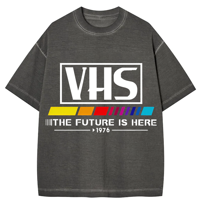 Tokyocanvas VHS 1976 Vintage Gradient Washed T-Shirt