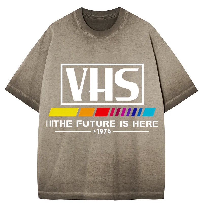 Tokyocanvas VHS 1976 Vintage Gradient Washed T-Shirt