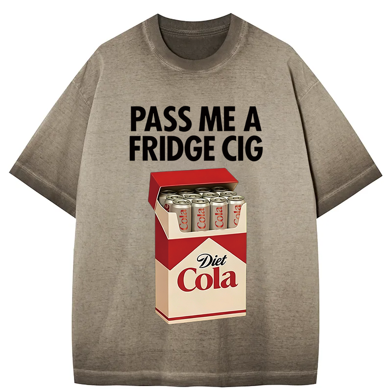 Tokyocanvas I Need A Diet Cola Gradient Washed T-Shirt