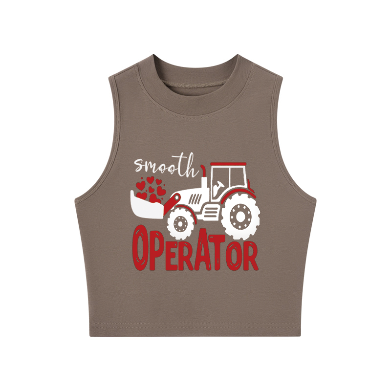 Tokyocanvas Smooth Operator Toddler Crew Neck Crop Top