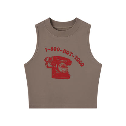 Tokyocanvas Ring Ring Crew Neck Crop Top