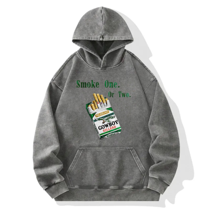 Tokyocanvas Smoke One or Two KIllers Philadelphia Eagles Washed Hoodie