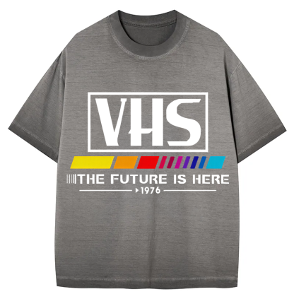 Tokyocanvas VHS 1976 Vintage Gradient Washed T-Shirt