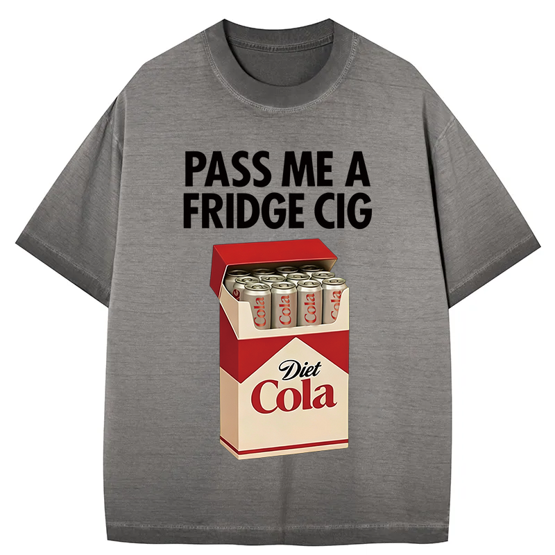 Tokyocanvas I Need A Diet Cola Gradient Washed T-Shirt