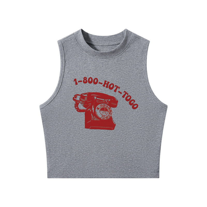 Tokyocanvas Ring Ring Crew Neck Crop Top