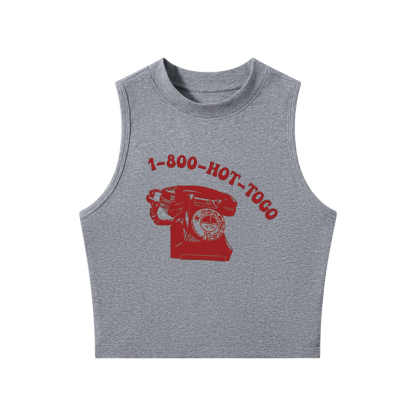 Tokyocanvas Ring Ring Crew Neck Crop Top