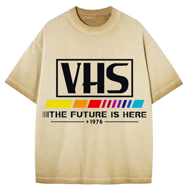 Tokyocanvas VHS 1976 Vintage Gradient Washed T-Shirt