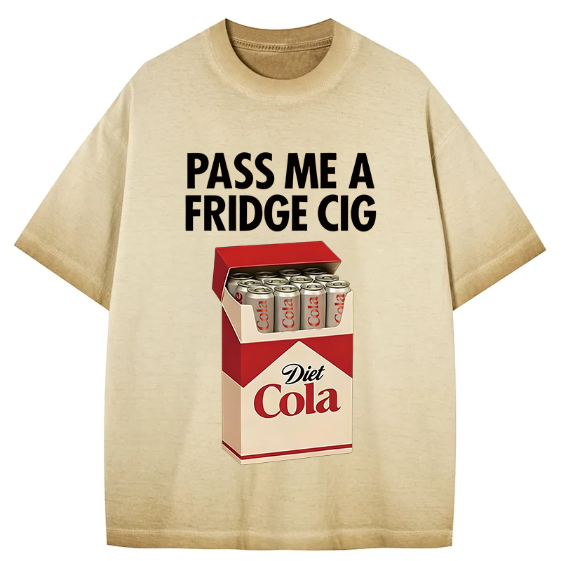 Tokyocanvas I Need A Diet Cola Gradient Washed T-Shirt