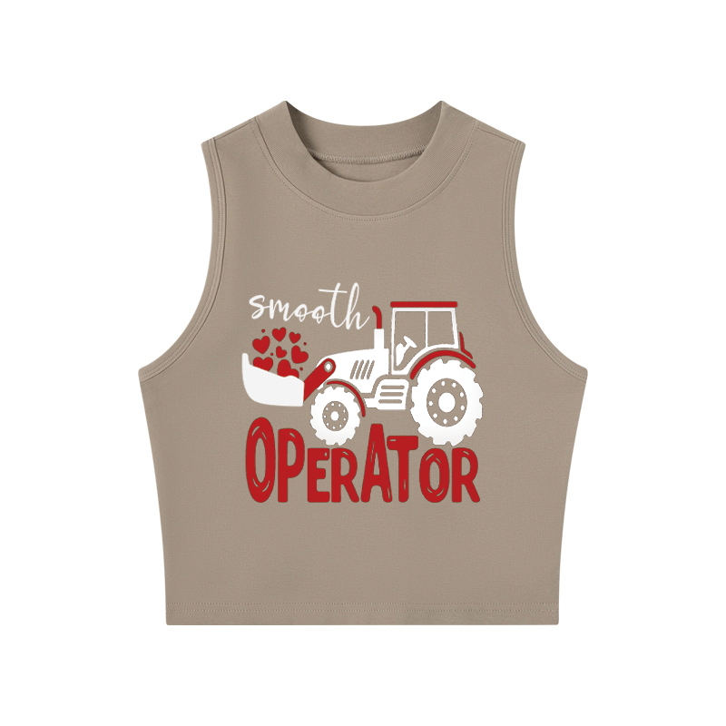 Tokyocanvas Smooth Operator Toddler Crew Neck Crop Top