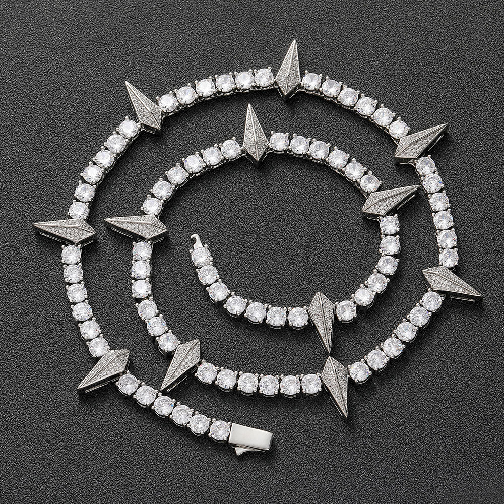 Tokyocanvas Black Panther Fashion Tennis Hip-hop Necklace