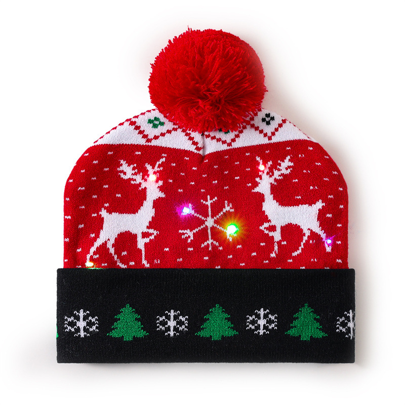 Tokyocanvas Double Deer Christmas Tree Christmas Hat