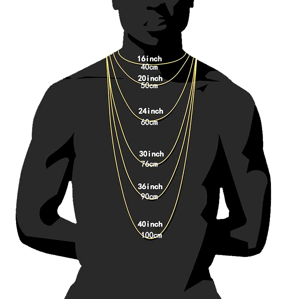 Tokyocanvas Men's Hip Hop Cuban Chain