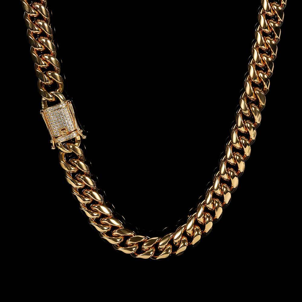 Tokyocanvas Men's Hip Hop Cuban Chain