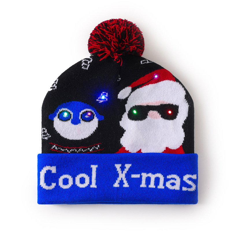 Tokyocanvas Cool Royal Blue Santa Claus Christmas Hat