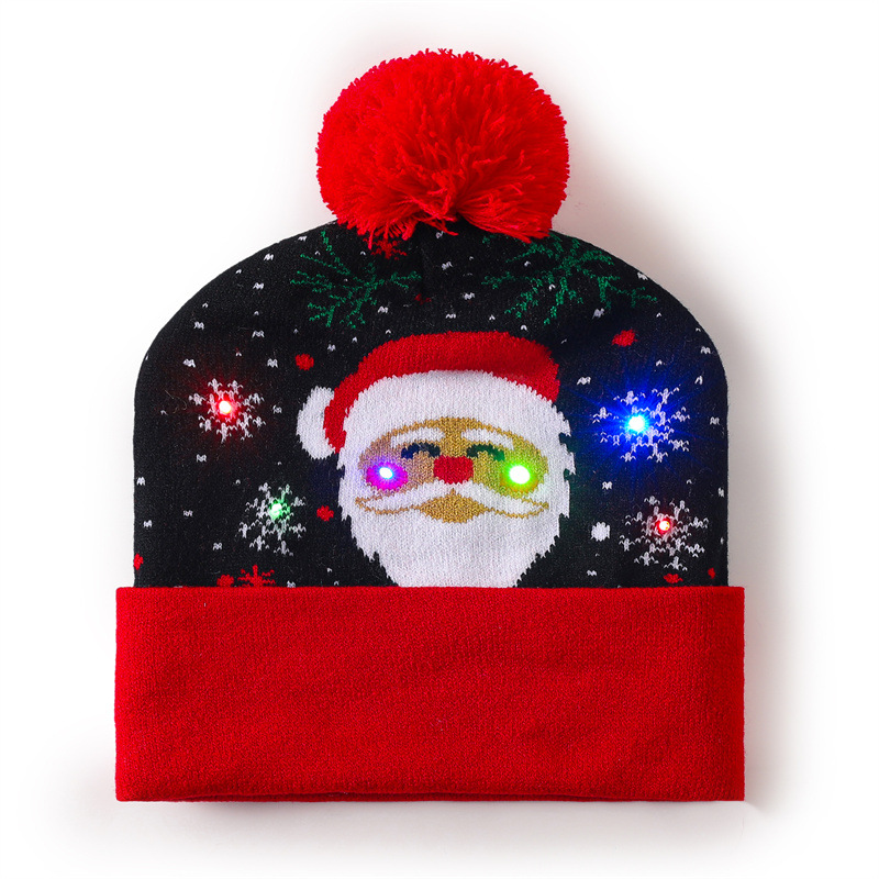 Tokyocanvas Santa Claus Snowflake Christmas Hat