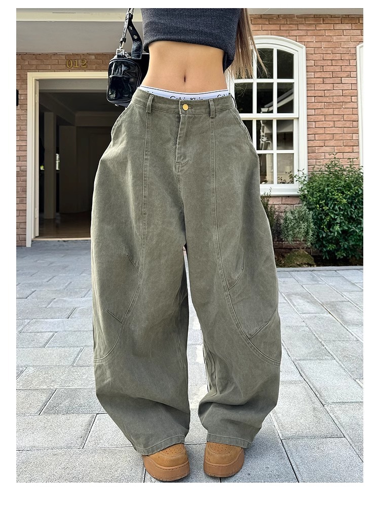 Tokyocanvas Classic Army Green Jeans