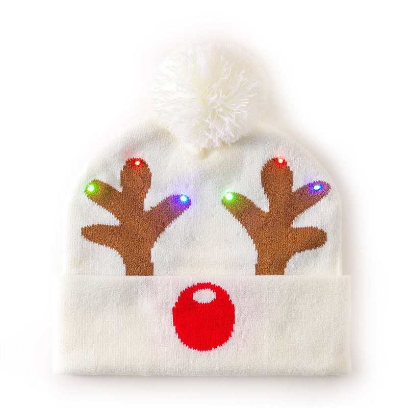 Tokyocanvas White Antlers Christmas Hat
