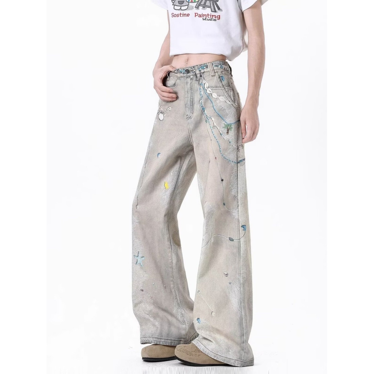 Tokyocanvas Ocean Blue Jeans