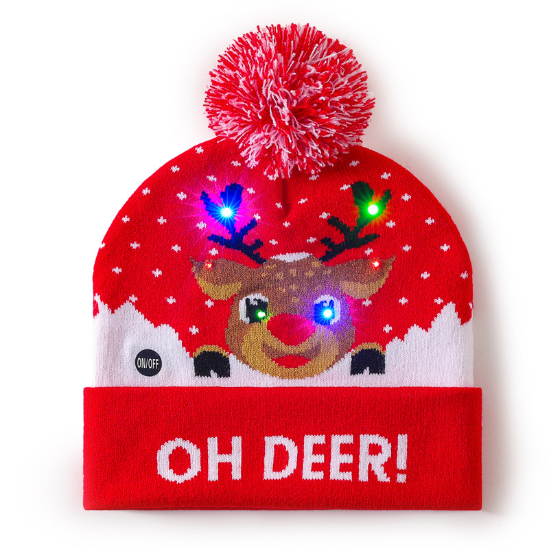 Tokyocanvas Big Red Elk Christmas Hat