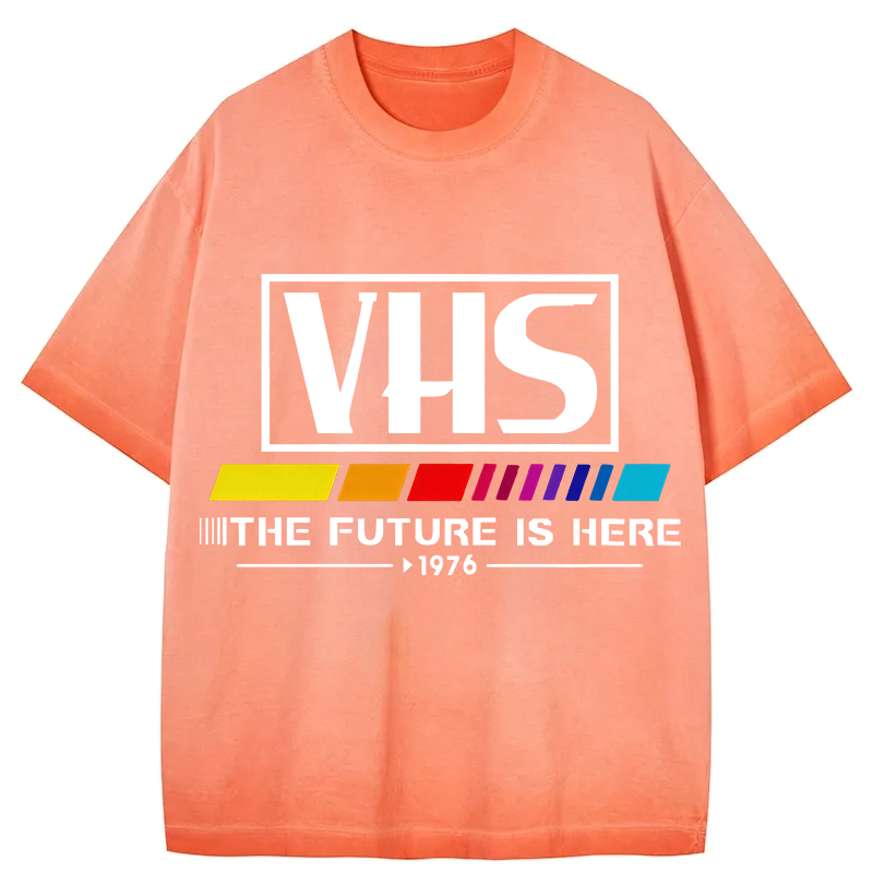 Tokyocanvas VHS 1976 Vintage Gradient Washed T-Shirt