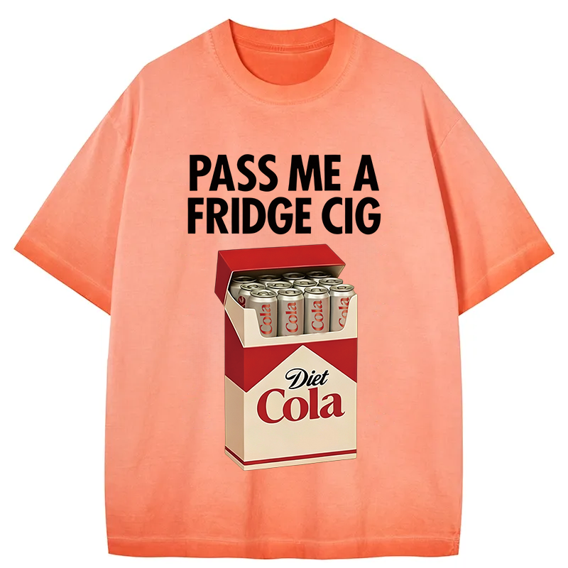 Tokyocanvas I Need A Diet Cola Gradient Washed T-Shirt