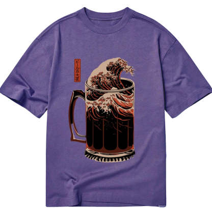 Tokyocanvas The Great Wave Of Beer Japanese Classic T-Shirt
