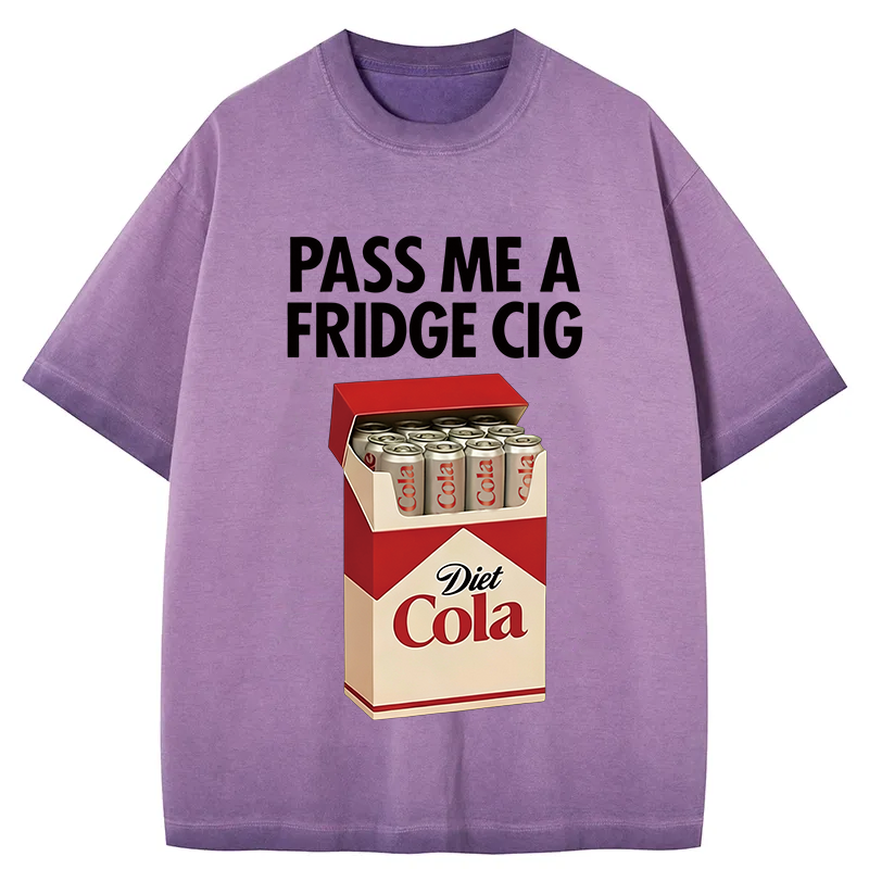 Tokyocanvas I Need A Diet Cola Gradient Washed T-Shirt