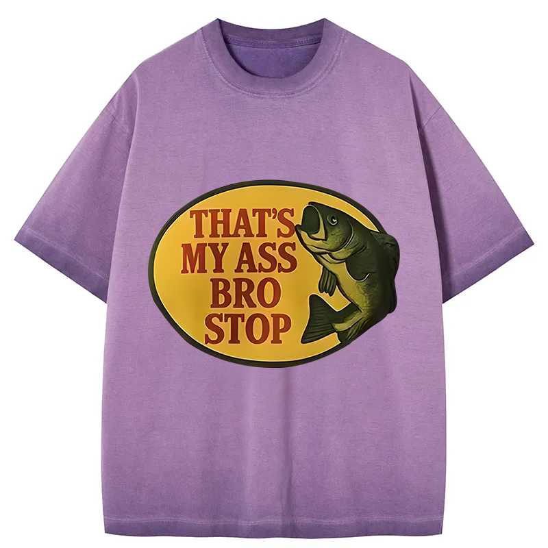 Tokyocanvas Bro Stop Gradient Washed T-Shirt