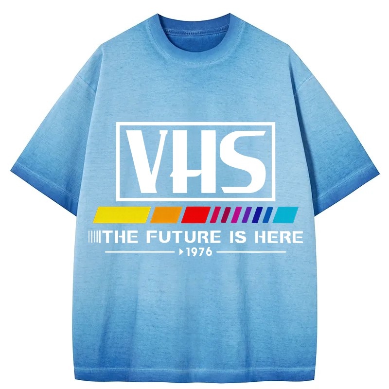 Tokyocanvas VHS 1976 Vintage Gradient Washed T-Shirt