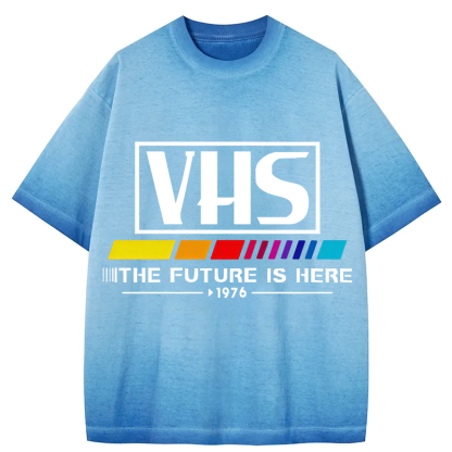 Tokyocanvas VHS 1976 Vintage Gradient Washed T-Shirt