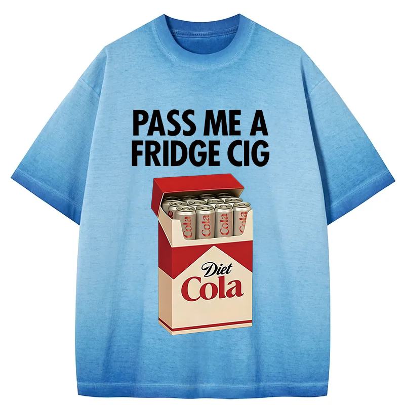 Tokyocanvas I Need A Diet Cola Gradient Washed T-Shirt