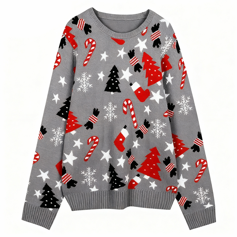 Tokyocanvas Candy Gifts Ugly Christmas Sweater