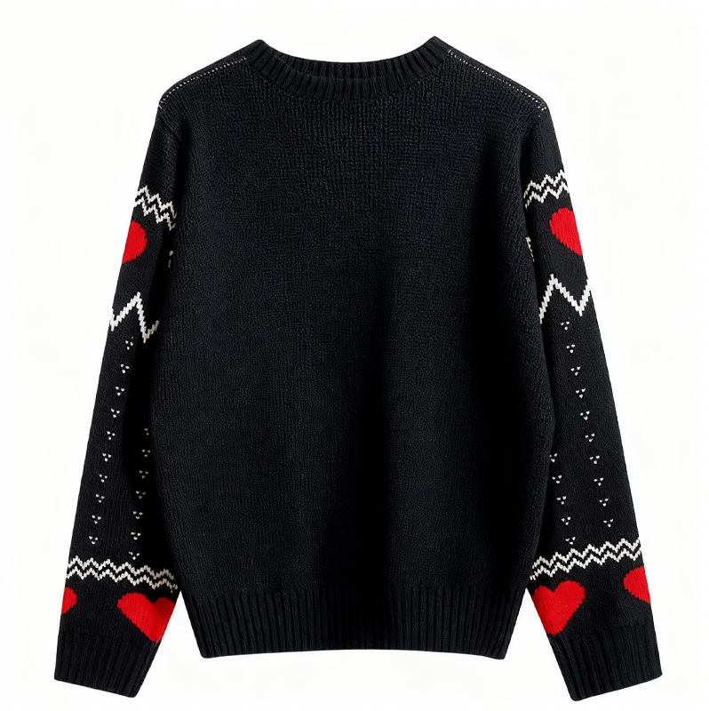 Tokyocanvas Love Reindeer Ugly Christmas Sweater