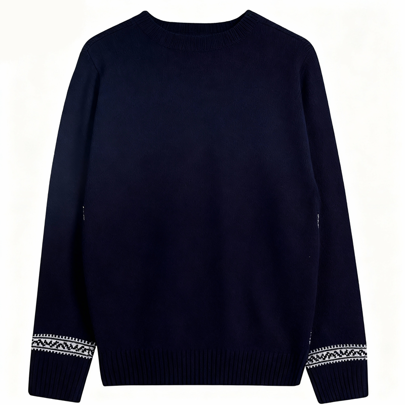 Tokyocanvas White Reindeer Ugly Christmas Sweater